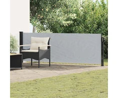 Ištraukiama šoninė užuolaida Pilka 300 x 100 cm Poliesteris