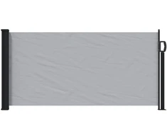Ištraukiama šoninė užuolaida Pilka 500 x 100 cm Poliesteris