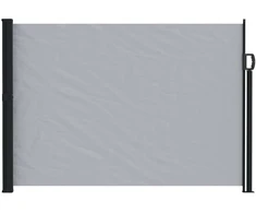 Ištraukiama šoninė užuolaida Pilka 500 x 140 cm Poliesteris
