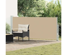 Ištraukiama šoninė užuolaida Smėlio 500 x 140 cm Poliesteris