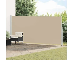 Ištraukiama šoninė užuolaida Smėlio 600 x 200 cm Poliesteris