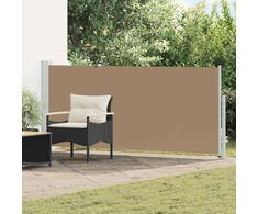 Ištraukiama šoninė užuolaida Taupe 600 x 160 cm Poliesteris
