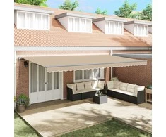 Ištraukiama markizė Smėlio 600 × 300 cm Audinys ir aliuminis