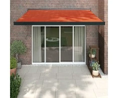 Ištraukiama markizė, oranžinė/ruda, 3x2,5m, audinys/aliuminis