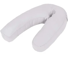 J-formos pagalvė nėščiosioms, 54x(36-43)cm, pilka