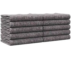 Krovinių antklodės 10 pcs Pilka 150 x 200 cm audinys