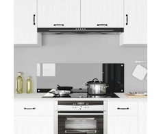 Virtuvės atbraila Juoda 120 x 40 cm grūdintas stiklas