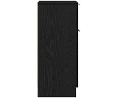 Kabalas 2 pcs Juodas ąžuolas 30 x 30 x 70 cm Apdirbta mediena