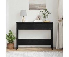 Konsolinis stalas su stalčių Juodas ąžuolas 100 x 35 x 76,5 cm