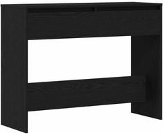 Konsolinis stalas su stalčių Juodas ąžuolas 100 x 35 x 76,5 cm