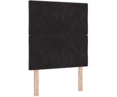 Galvūgalis Juodas 80 cm Aksomas