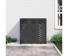 Kondicionierių uždangalas Juoda 110 x 50 x 105 cm Plienas