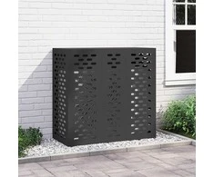 Kondicionierių uždangalas Juoda 110 x 50 x 105 cm Plienas