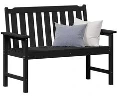 Sodo suolas Juoda 120 x 59 x 88 cm HDPE