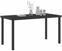 Sodo stalas Juoda 140 x 70 x 73 cm metalas