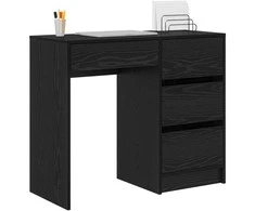 Stalas Juodas ąžuolas 90 x 37.5 x 75 cm Apdirbta mediena