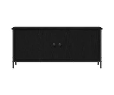 TV staliukas Televizoriaus spintelė 100 x 35 x 45 cm Juodas ąžuolas