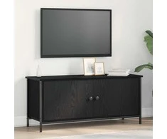 TV staliukas Televizoriaus spintelė Juodas ąžuolas 100 x 35 x 45 cm