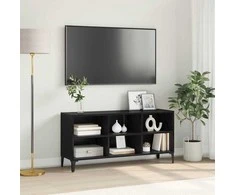 TV staliukas TV spintelių komplektas Juodas 103,5 x 30 x 50 cm