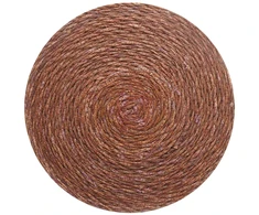 Jūros žolės padėkliukai 6 pcs Ruda Ø 30 cm 100% Jūros žolė