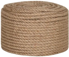 Juto virvė 10 vnt. 2 mm Natūrali 100% Tossa jutas