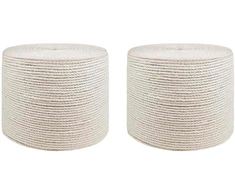 Juto virvė 2 pcs 2 Balta 100% Tossa jutas