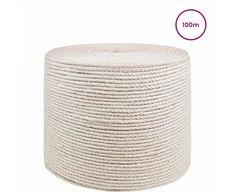 Juto virvė 2 pcs 2 Balta 100% Tossa jutas