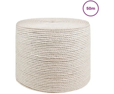 Juto virvė 40 mm 50 m Balta 100% Tossa jutas