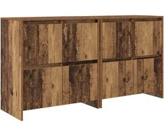 Šoninės lentynos 2 pcs Sena mediena 70 x 41 x 75 cm