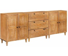 Kabalas 3 vnt. 180 x 33,5 x 75 cm mango medienos masyvas Ruda