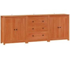 Kabalas 3 vnt. Vaško Ruda 210 x 35 x 80 cm Tvirtas pušies medis