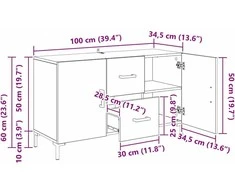 Kabalas Amatininkų ąžuolas 100 x 36 x 60 cm Apdirbta mediena