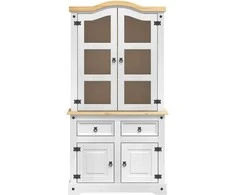 Kabalas CORONA Balta 100 x 48,5 x 179 cm Kietos pušies mediena