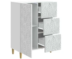 Kabalas Balta 66 x 34,5 x 90 cm Apdirbta mediena