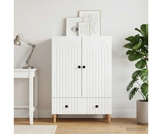 Kabalas Balta 66 x 34,5 x 95 cm Apdirbta mediena