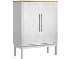 Kabalas FLORO Balta 70 x 30 x 70,5 cm Kietas pušies medis