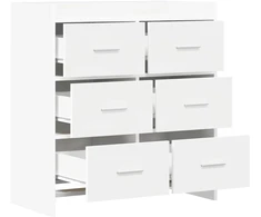 Kabalas Balta 75 x 33 x 80 cm Apdirbta mediena