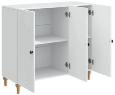 Kabalas Balta 89 x 34,5 x 80 cm Apdirbta mediena