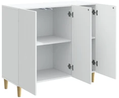 Kabalas Balta 89 x 34,5 x 80 cm Apdirbta mediena