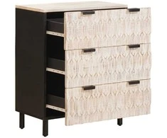 Kabalas 2 pcs Baltos skalbimo apdaila 60 x 33 x 75 cm
