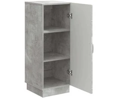 Kabalas Betono pilka 33 x 34,5 x 87 cm Apdirbta mediena