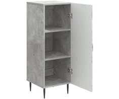 Kabalas Betono pilka 33 x 34,5 x 89,5 cm Apdirbta mediena