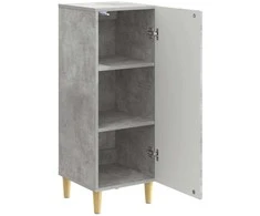 Kabalas Betono pilka 33 x 34,5 x 90 cm Apdirbta mediena