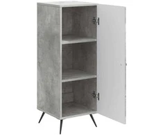 Kabalas Betono pilka 33 x 34,5 x 90 cm Apdirbta mediena
