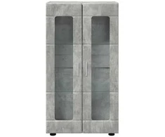 Kabalas FLORIN Betono pilka 55,5 x 29 x 100 cm Apdirbta mediena