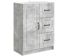 Kabalas Betono pilka 66 x 34,5 x 87 cm Apdirbta mediena