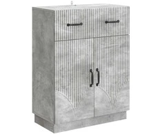 Kabalas Betono pilka 66 x 34,5 x 87 cm Apdirbta mediena