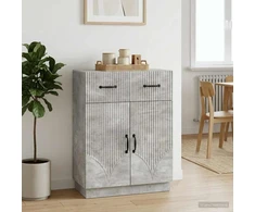 Kabalas Betono pilka 66 x 34,5 x 87 cm Apdirbta mediena