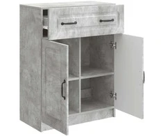 Kabalas Betono pilka 66 x 34,5 x 87 cm Apdirbta mediena