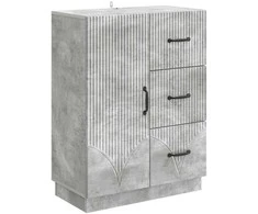 Kabalas Betono pilka 66 x 34,5 x 87 cm Apdirbta mediena
